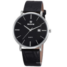 SKONE 9307 quartz movt color strap watch